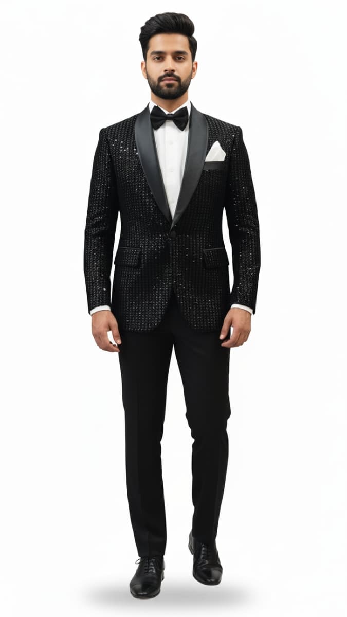 Black Shawl Collar Dinner Suit